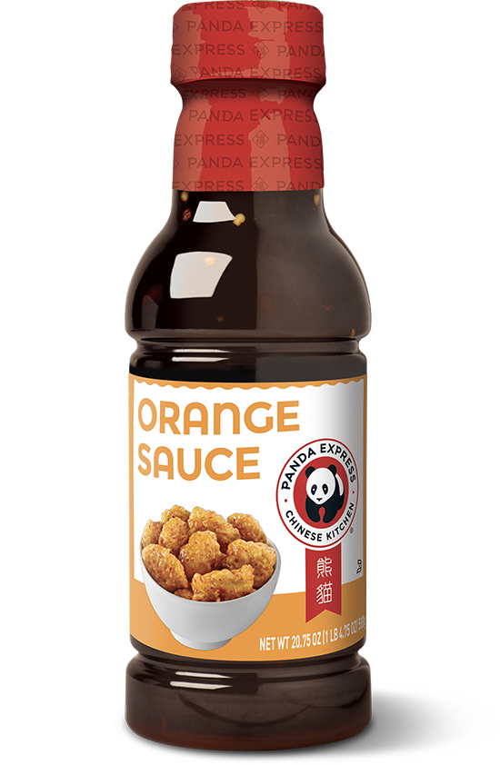 Orange Sauce Bottle