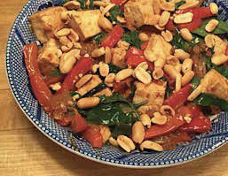 Peanut Tofu Stir Fry