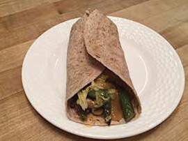 Sweet Spicy Veg Wraps